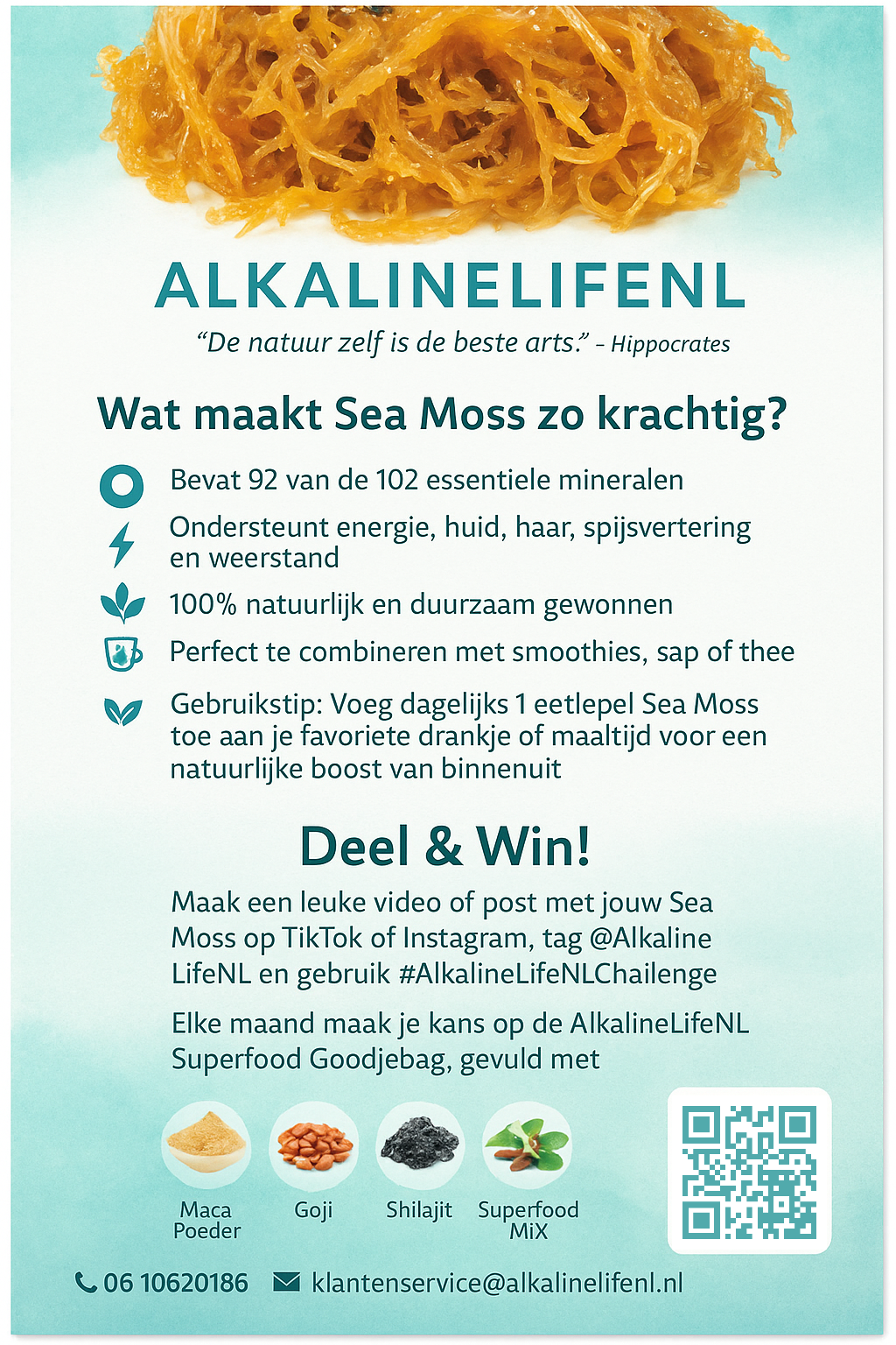 Premium Sea Moss 370ml- Natuurlijke Superfood